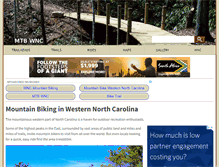 Tablet Screenshot of mtbikewnc.com